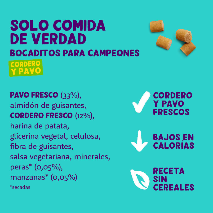 50 g Edgard y Cooper Snacks Mini de Borrego e Peru para c&atilde;es, , large Imagem n&uacute;mero 5